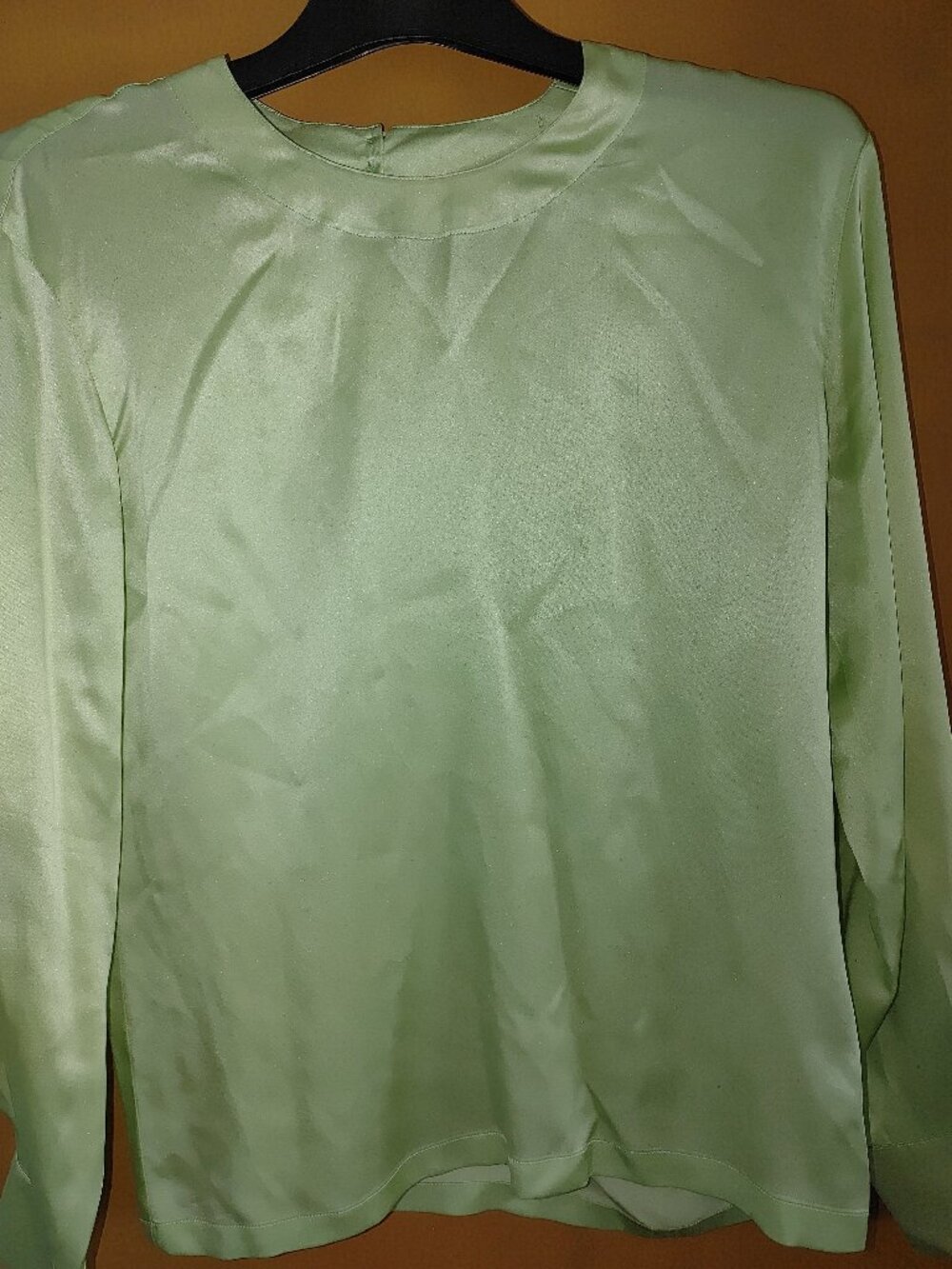 ESCADA Woman's 100% Silk Long Sleeves Blouse Size 38(M) Used